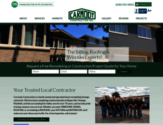 carmodyconstructionil.com screenshot