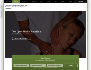carnationchiropractic.com screenshot