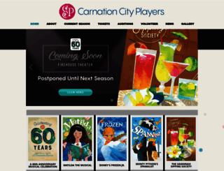 carnationcityplayers.org screenshot