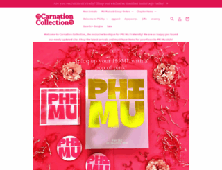 carnationcollection.phimu.org screenshot