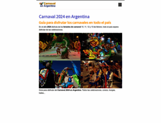 carnavalargentina.com.ar screenshot