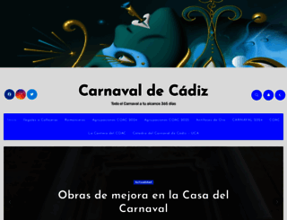 carnavaldecadiz.com screenshot