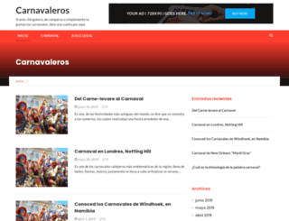carnavaleros.es screenshot