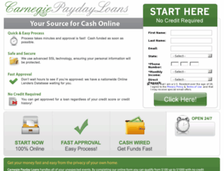 carnegie--paydayloans.com screenshot