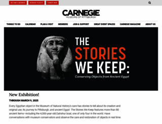 carnegiemuseums.org screenshot
