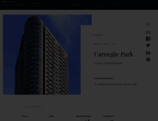 carnegiepark.com screenshot