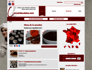 carnetdecuisine.com screenshot