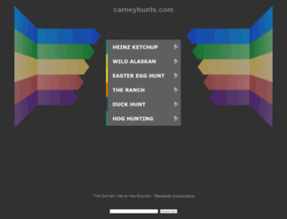 carneyhunts.com screenshot