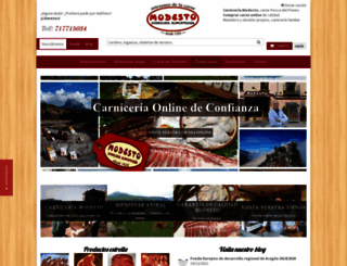 carniceriamodesto.com screenshot