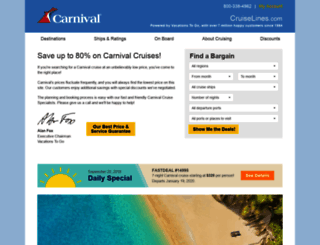 carnival.cruiselines.com screenshot