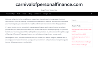 carnivalofpersonalfinance.com screenshot