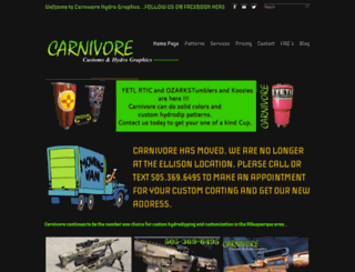 carnivorehydrographics.com screenshot