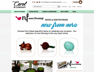 carolandcompany.com screenshot