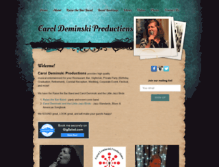 caroldeminskiproductions.com screenshot