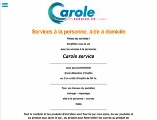 carole-service.fr screenshot