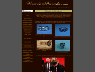 carolefranks.com screenshot