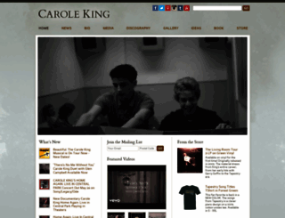 caroleking.com screenshot