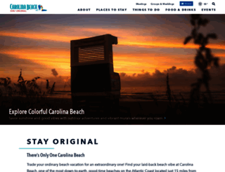 carolina-beach.wilmingtonandbeaches.com screenshot