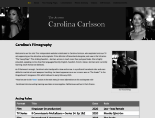 carolina-carlsson.com screenshot