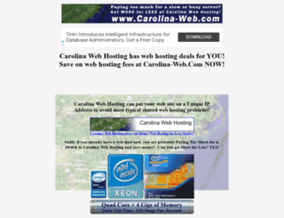 carolina-web.com screenshot