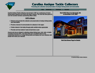 carolinaantiquetacklecollectors.com screenshot