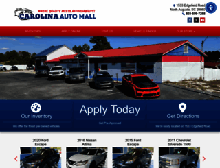 carolinaautomall.net screenshot