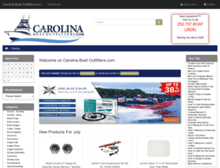 carolinaboatoutfitters.com screenshot