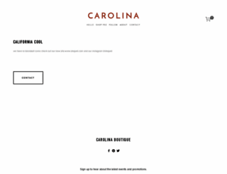 carolinaboutique.com screenshot