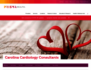 carolinacardio.com screenshot