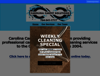 carolinacarpetsolutions.com screenshot