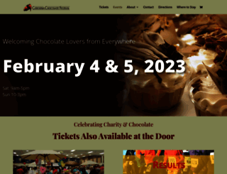 carolinachocolatefestival.com screenshot