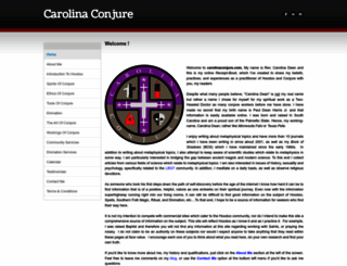 carolinaconjure.com screenshot