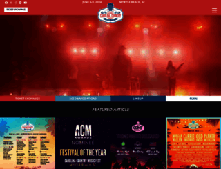 carolinacountrymusicfest.com screenshot