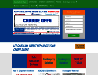 carolinacreditrepair.com screenshot