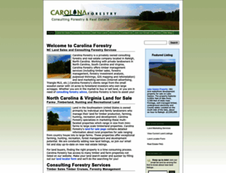 carolinaforestry.com screenshot