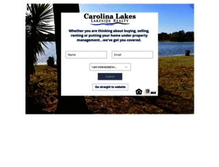 carolinalakes.com screenshot
