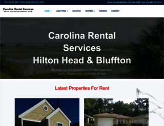 carolinalongtermrentals.com screenshot