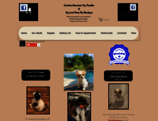carolinamountaintoypoodles.com screenshot
