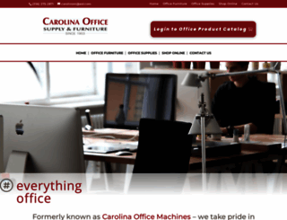 carolinaofficemachines.com screenshot