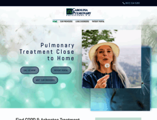 carolinapulmonaryphysicians.com screenshot