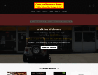 carolinareadiness.com screenshot