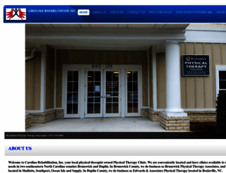 carolinarehabilitation.com screenshot