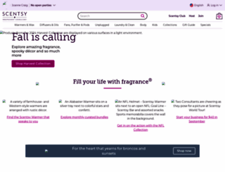 carolinascents.scentsy.us screenshot