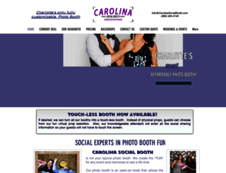 carolinasocialbooth.com screenshot