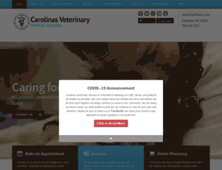 carolinasvet.com screenshot