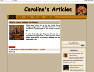 carolinesarticles.blogspot.co.uk screenshot