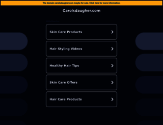carolsdaugher.com screenshot