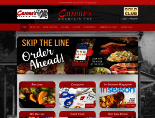 caronesmarket.com screenshot