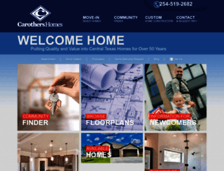 carothershomes.com screenshot