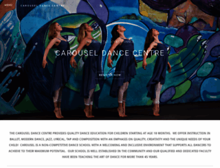 carouseldancecentre.ca screenshot